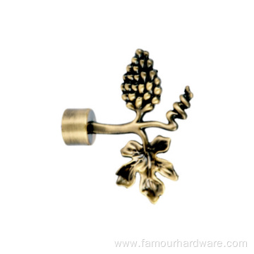 Pinecone Leaf Hardware Telescopic Curtain Rod